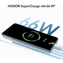 HONOR Magic 4 Lite Android 스마트폰 6 + 128GB 휴대폰 48MP 카메라 6.81인치 90Hz LCD Snapdragon 680 4800mAh 배터리로 66W 고속 충전 BLUE-33015, 검은색, 매직4라이트 5G