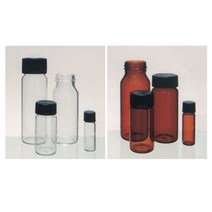 10개) 삼우과학 투명 갈색 유리바이알 러버 라이너 러버씰 패킹 씰링