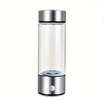 420ml 수소 발생기 물병 필터 이오나이저 제조기 가정 여행 등산 수영을 위한 충전식 휴대용 수소가 풍부한 물병, Silvery
