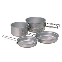 캠핑용품 스노우피크 티타늄 경량 코펠세트 아웃도어, 1개