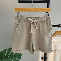 (스카이코코) 쿨 린넨 스판 4부 팬츠