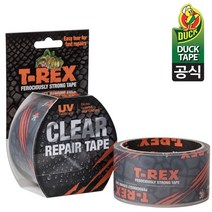 [공식판매점] 티렉스 T-Rex 클리어 리페어 덕테이프 초강력 접착 투명 테이프 48mm x 8m