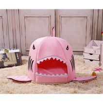펫 강아지 드라이룸 드라이기 에어탱크 애견 고양이 Holpet-시원한 상어 모양의 개 침대 따뜻하고 부드러, 04 pink_01 M