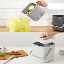 음식물수거함 음식물휴지통 음식물통 음쓰통 음식물처리통, 다크그레이