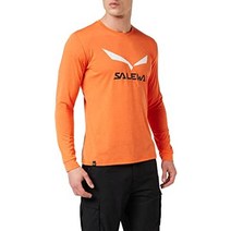 Salewa men39s 솔리드 로고 드라이 m ls tee blouses amp 티셔츠