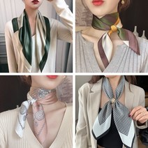 겨울목도리 여성목도리 쁘띠목도리 [NDJ] new 여성 실크쁘띠스카프 여성스카프 여자 플리츠스카프 방도 머플러 숄 간절기 목도리 반다나 별의별굿즈