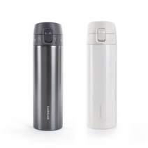 락앤락 페더라이트 텀블러 500ml 락앤락텀블러 락앤락 모노라이트텀블러 락앤락 웨이브텀블러 캠핑 보온병 물병 물통, 락앤락 페더라이트 텀블러 500ml 블루그린+아이보리