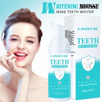 VENTURE 셀프치아미백 구강 세척제 미적분 제거 치아 미백 무스 폼 치약 교체 치아미백 투스홀 미백치약, 50ml x4