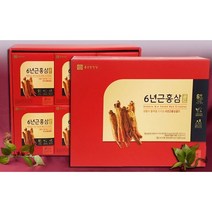 종근당건강 6년근 홍삼 골드 정 80ml 60포 선물세트 쇼핑백포함 1박스, 60팩