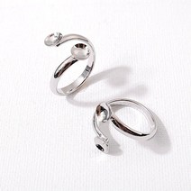 비즈아이 [9-154]메탈반지대 컵6&6mm Free OR 1개