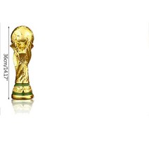 트로피 우승 world cup european cup football trophy 황금, 36cm