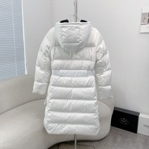 강아지패딩 강아지 오리털 패딩 강아지겨울옷 여성용 중간 길이 슬리밍 다운 양털 모자 KR8854, 4.B001 - S