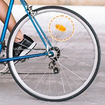 자전거바퀴 반사판 자전거반사경 안전등 휠라이트 1P, 색상, 황색
