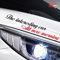 일음쇼핑^^*m올뉴모닝 흘림체데칼스티커 TKSLP_39 차량용 익스테리어 자동차꾸미기 튜닝 꾸미기일medi^*^, ab*^*선택있슴대형, 레드