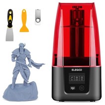 ELEGOO Mars 3 MSLA 3D 프린터 기계 UV 포토큐어링 LCD 레진 6 7인치 4K 모노 및 업그레이드된 COB 광원 인쇄 사이즈 143 43mm x 89 6mm 17