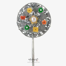 NASCHENKA [나스첸카] 왕후의 보석 꽂이 _ 은 세공 뒤꽂이 _ 한복 머리장식 _ 결혼준비 _ 신랑어머니한복 쪽진머리비녀