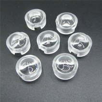 13mm 1w 3w 미니 led 렌즈 15 30 45 60 90 100 ir cctv led pcb 볼록 아크릴 렌즈 홀더 반사경 시준기, 30도, 10개