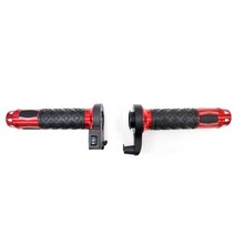 바이크핏 오토바이 열선 그립 + 수축 튜브, 레드