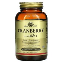 Solgar Cranberry Plus Ester C 솔가 크랜베리 플러스 이스터 씨 60베지캡슐