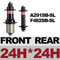 OG-EVKIN X NOVATEC A29SB-SL/F482SB-SL 허브 슈퍼 라이트로드 바이크 J-HOOK 프론트/리어 20/24/28/32H 자전거 0S/S 용, 291-482(20-24)A Pair|CHINA