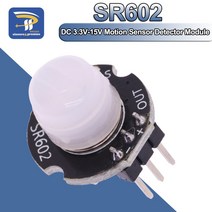 동체 감지기 MHSR602 미니 적외선 모션 센서 모듈 Arduino Diy 키트 용, [01] 1PCS