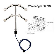 1 pcs 범용 카시트 압력 센서 안전 벨트 경고 알림 패드 점유 알람 액세서리, 새로운 도착
