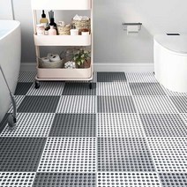 메이스 미끄럼 방지 발판 매트, 1개, 옐로우_PVC