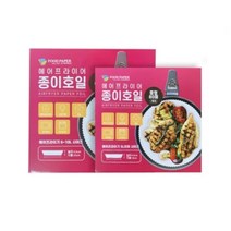 러비스 에어프라이어 종이호일 원형 중대형세트 23cm 60매x1..., 단품