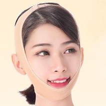 여자 브이라인 축소 얼굴 볼살 보정 소두 리프팅 밴드 비대칭 교정기, 스킨ㅡL-2XL