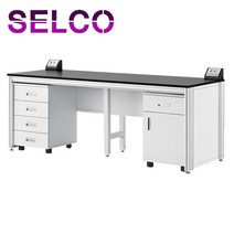 콘센트형 벽면 실험대 LSA-2324 알루미늄 실험실 테이블