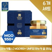 마누카헬스 [마누카헬스] MGO950+ UMF22 마누카 꿀 250g x6