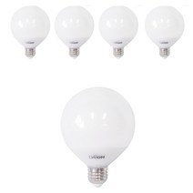 [데이온]LED 볼전구 G95 숏타입 12W 5개입, 2700k전구색