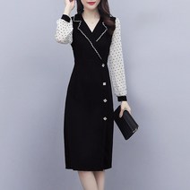 수입 여성 봄 가을 옆트임 땡땡이 원피스 여름 결혼식 하객룩 자켓 웨딩촬영 상견례 피로연 정장 예복 투피스형 40대 히피디피 엄마 하객