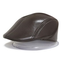 정장 비즈니스 여성 남성 베레모 모자 PU 가죽 Newsboy Cabbie 아이비 블랙 브라운 클래식 모드 코 로케이션 슈트