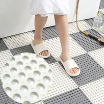 조립식 건식 화장실 매트 해방 미끄럼방지 아기 욕실 만능 발판 그레이 다용도실 탈의실 물빠짐 다용도 세탁실 바닥 깔판 고무 목욕탕 어르신 논슬립 샤워 퍼즐 안전 깔개 논슬립