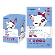 웰킵스 황사방역마스크 KF94 중형, 10개입, 4개, 백색