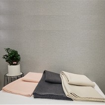 보송보송 60수 아사면 100% 순면 줄 누빔 워싱 피그먼트 사계절 슈퍼싱글 퀸 라지 킹 사이즈 침대 스프레드 침대 패드, 연그레이