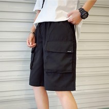 베씨 남성 5부 베이직 카고 포켓 반바지 츄리닝 비치 헬스운동 짐웨어 트레이닝 남자