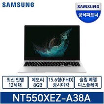 삼성전자 갤럭시북2 15.6 코어I3 12세대 가정용 노트북 인강용 노트북, Z-A38AS, WIN10 Pro, 32GB, 1250GB, 단일색상(실버)