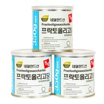 청담 프리바이오틱스 최상급 네덜란드산 100% 프락토올리고당 분말 유산균 유익균먹이 350g, 3통