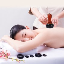 전기 핫 스톤 마사지 전신 테라피 에스테틱 리프팅 안마기, 얼굴 마사지