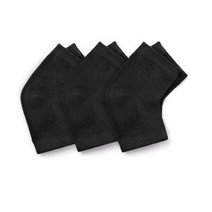 폼메이드 뒤꿈치 각질제거 보습양말 GBS-MS1000 3세트 피아노블랙, 3개입, 3개