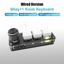 매크로키보드 키 미니 볼륨 버튼 노브 핫스왑 게이, 없음, 없음, White-3 keys