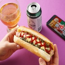 마리네빵공장 렐리쉬 핫도그 다진 피클 마약 소세지 핫도그 한입 오리지널 냉동 간편식 160g, 160g x 1개