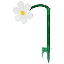 스프링쿨러 창조적인 정원 미친 꽃 스프링클러 춤 태양 마당 물뿌리개 및 어린이 720 도 회전, 1.white, 하얀