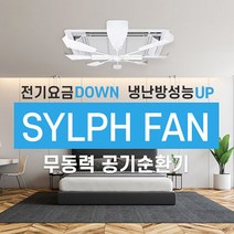 [감탄스토어] 실프팬 라곰팬 에어컨 냉풍기 에어쿨러 시스템에어컨 윈드바이저 무동력 천장형 공기순환기 에너지절약, 실프팬(직접설치)