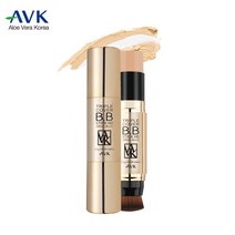 비비크림 자외선차단 SPF50 미백 잡티 기미 커버 주름개선 비비스틱 밀착력 커버밤 올인원 스틱파운데이션 쿠션, 트리플커버*2개