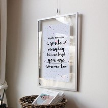 ac765-투명액자38CmX58Cm 로맨틱캘리그래피 이미지1/화이트