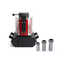 소형 용해로 미니 용광로 고온 전기 금속 구리 제련, 블랙1KG스크리닝금용해로220v