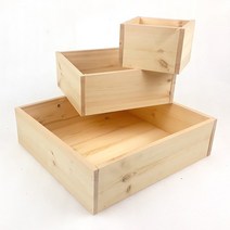 원목 박스 우드 상자 바구니 바스켓 트레이 10t2, 72.직사각상자-개방형52x38x8.5cm